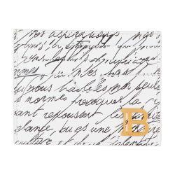 Calfskin B-Buzz card holder with love letter print by BALMAIN