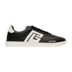 Calfskin Balmain Swan sneakers by BALMAIN