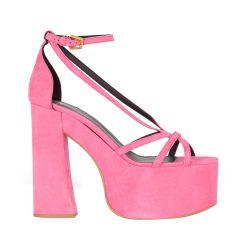 Cam suede platform sandals by BALMAIN