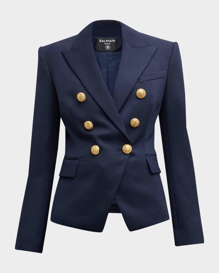 Classic Double-Breasted Blazer by BALMAIN