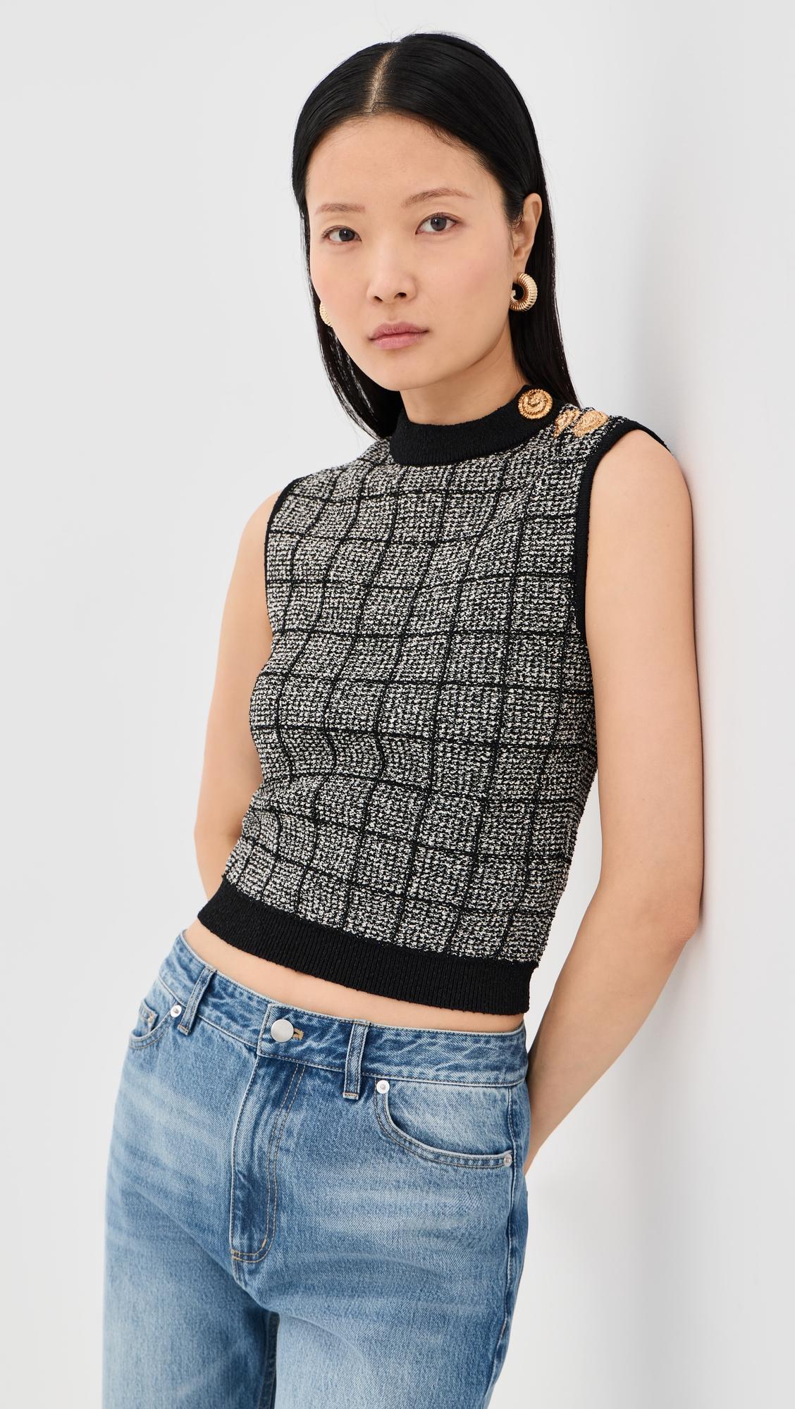 Classique Maille Top by BALMAIN
