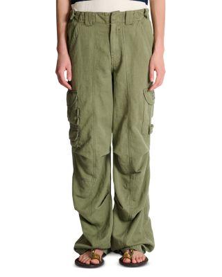Cotton Linen Cargo Pants by BALMAIN