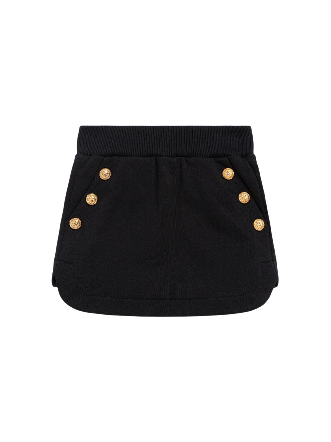 Cotton Sweat Skirt by BALMAIN