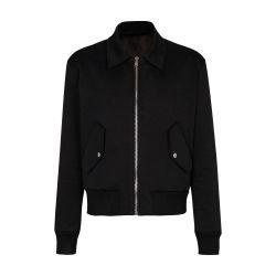 Cotton bomber jacket with Vintage Balmain logo by BALMAIN