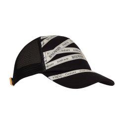 Cotton cap with Balmain ribbon motif by BALMAIN