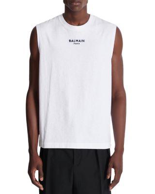 Crewneck Logo Tank by BALMAIN