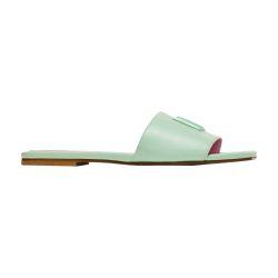 Dafne Pb calfskin mules by BALMAIN