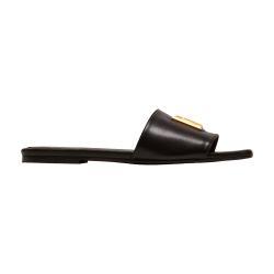 Dafne Pb calfskin mules by BALMAIN