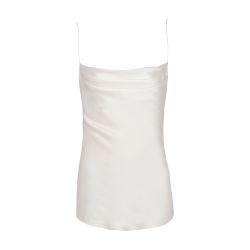 Draped Satin Top by BALMAIN