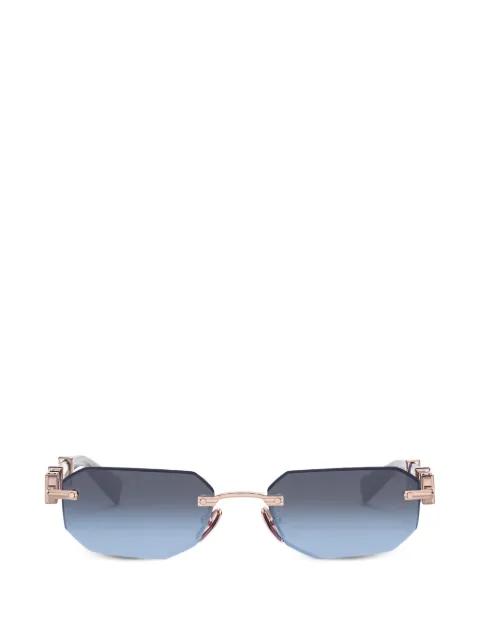 Arcade geometric-frame sunglasses by BALMAIN EYEWEAR