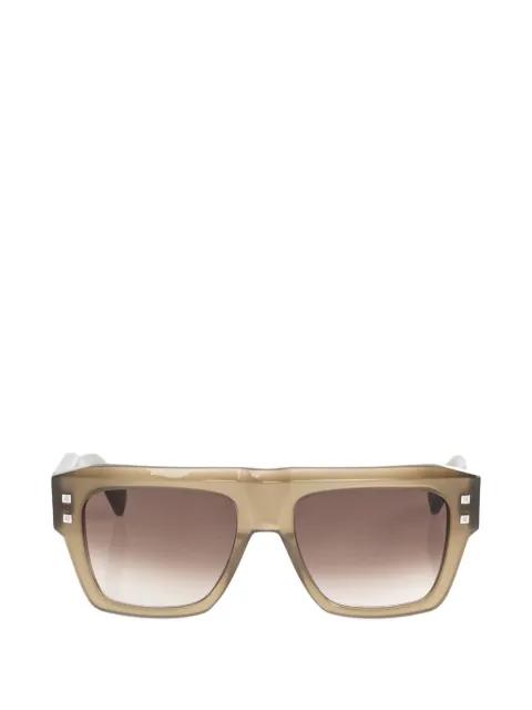 B-scene rectangle-frame sunglasses by BALMAIN EYEWEAR