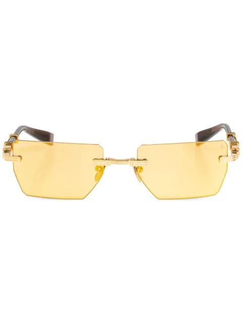 BPS-150G-53 rectangle-frame sunglasses by BALMAIN EYEWEAR