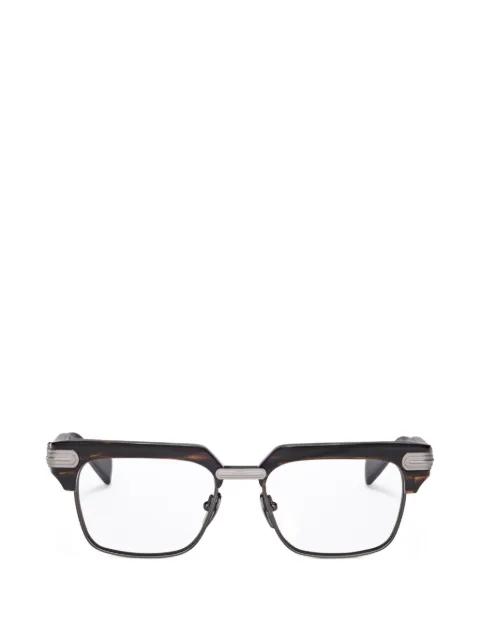Hymn square-frame glasses by BALMAIN EYEWEAR