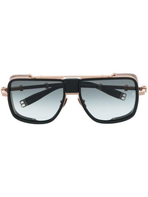 oversized tinted sunglasses by BALMAIN EYEWEAR