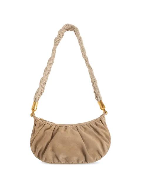 Ebane braided-strap shoulder-bag by BALMAIN