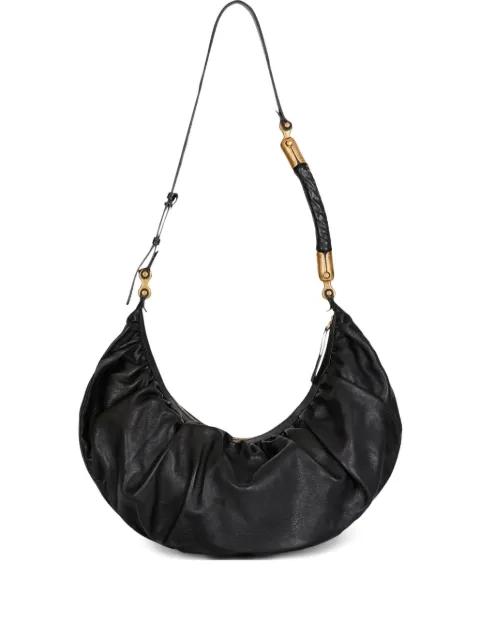Ebene leather shoulder bag by BALMAIN
