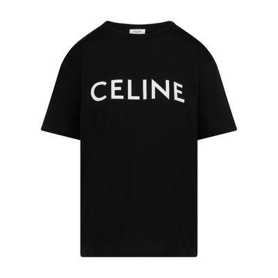 Eco-responsible cotton t-shirt with Balmain logo print by BALMAIN