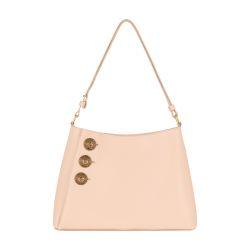 Emblème Shoulder bag in grained calfskin by BALMAIN
