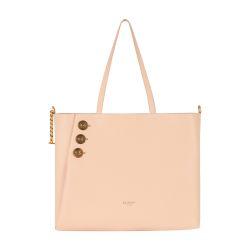 Emblème grained calfskin tote bag by BALMAIN