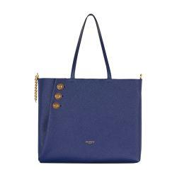 Emblème grained calfskin tote bag by BALMAIN