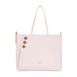Emblem leather tote bag by BALMAIN