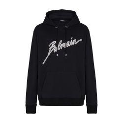 Embroidered Balmain letter hoodie by BALMAIN