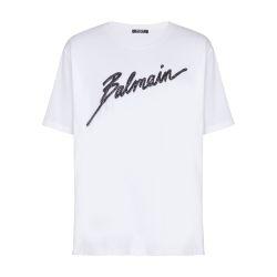 Embroidered Balmain letter t-shirt by BALMAIN