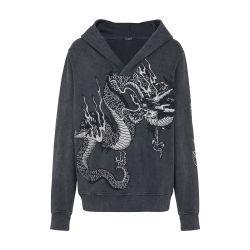 Embroidered dragon sweatshirt by BALMAIN