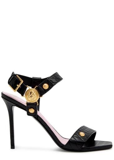 Eva 115 quilted leather sandals by BALMAIN