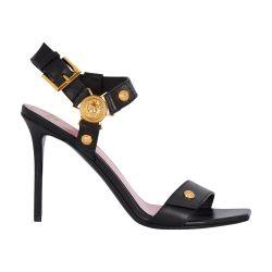 Eva calfskin heeled sandals by BALMAIN