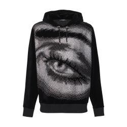 Eye pattern hoodied sweatshirt by BALMAIN
