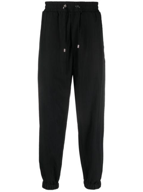 Fluid cotton track pants by BALMAIN