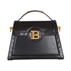 Glossed leather B-Buzz Dynasty bag by BALMAIN