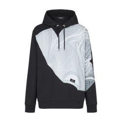 Hoodie with t-shirt print by BALMAIN