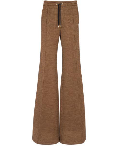 Houndstooth jacquard casual pants by BALMAIN