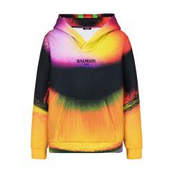 Ibby Njoya printed hoodie by BALMAIN