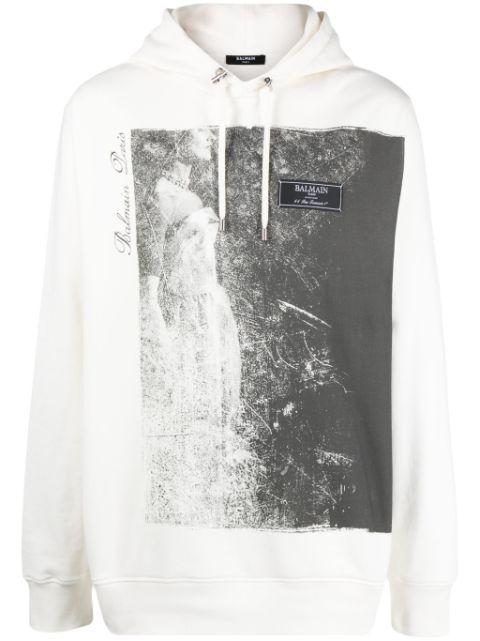 Jolie Madame cotton hoodie by BALMAIN