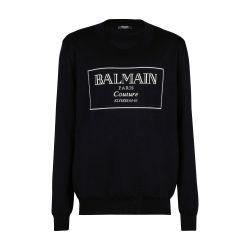 Knit sweater with Balmain Couture label by BALMAIN