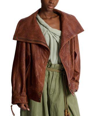 Lambskin Bomber Jacket by BALMAIN