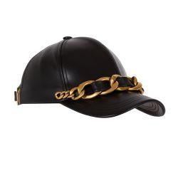 Lambskin cap with chain by BALMAIN