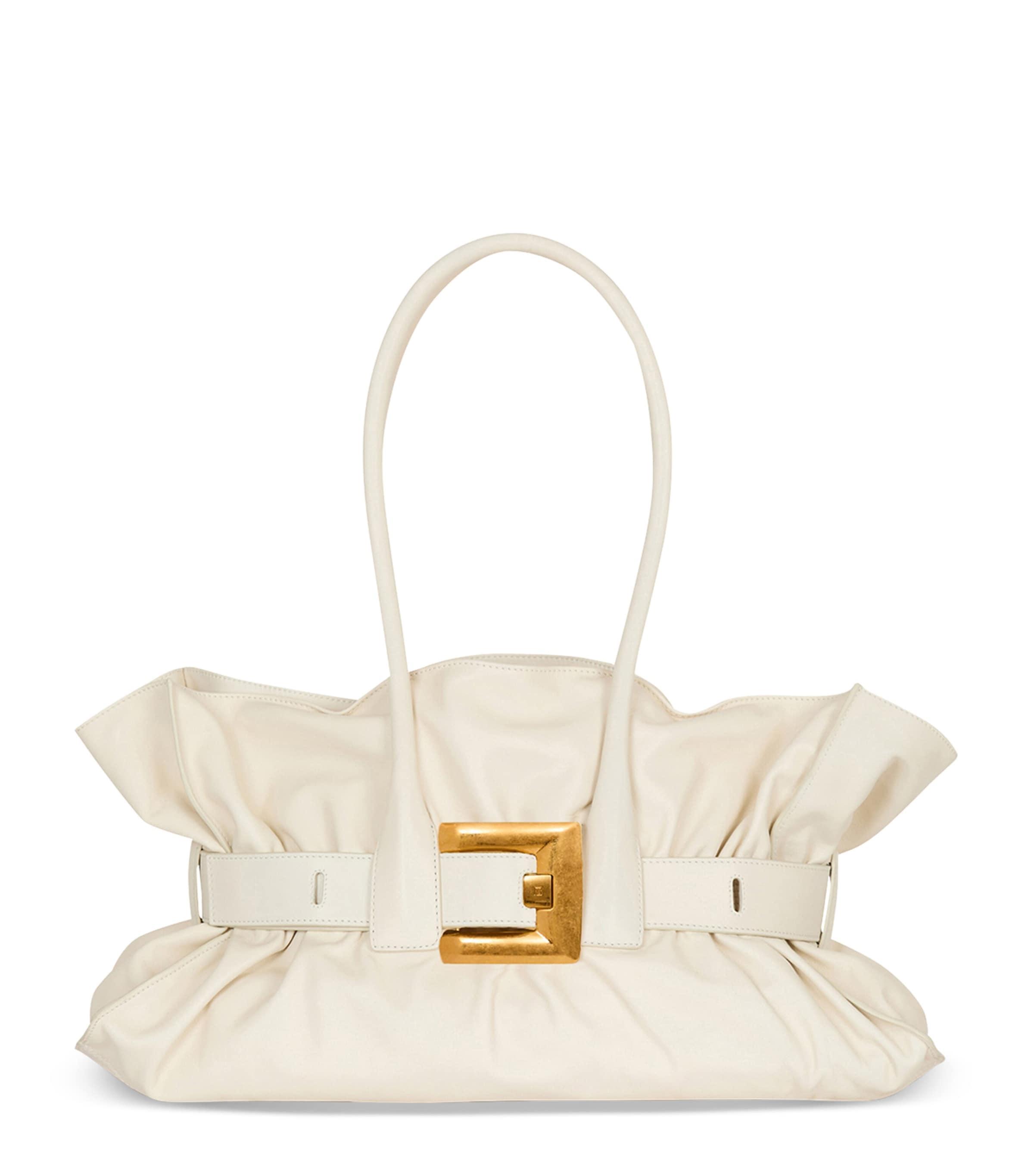 Large Leather Anthem Shoulder Bag by BALMAIN