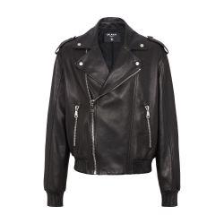 Leather bomber jacket by BALMAIN
