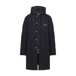 Long puffer jacket by BALMAIN
