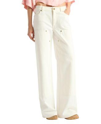 Loose-Fit Denim Jeans in White by BALMAIN