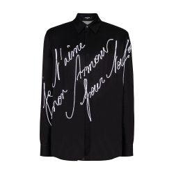 Loose shirt with love letter embroidery by BALMAIN