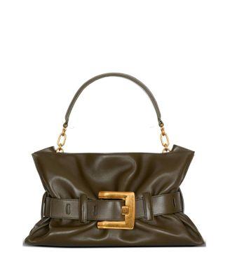 Medium Anthem Bag in Calfskin Leather by BALMAIN