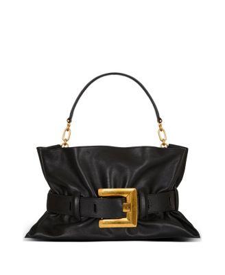 Medium Anthem Bag in Calfskin Leather by BALMAIN