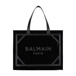 Medium suede B-Army tote bag by BALMAIN