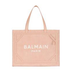 Medium suede B-Army tote bag by BALMAIN