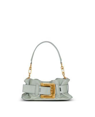 Mini Anthem Bag in Calfskin Leather by BALMAIN